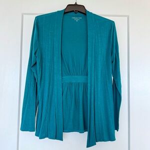 Coldwater Creek Vibrant Teal Cardigan